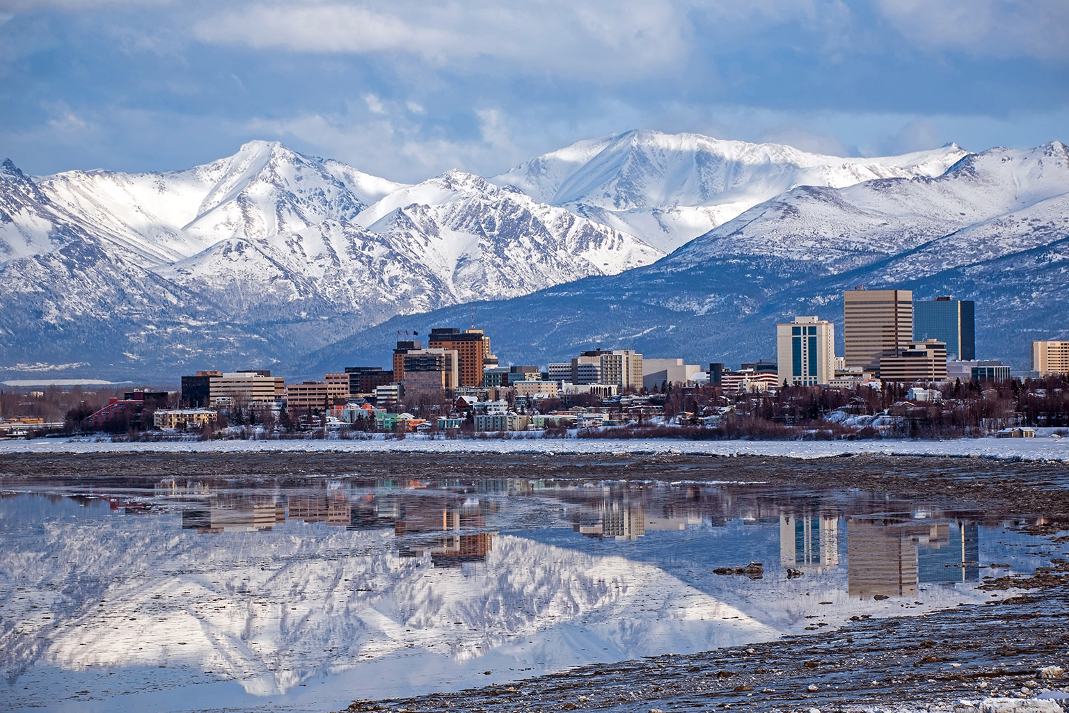 Anchorage, Alaska skyline