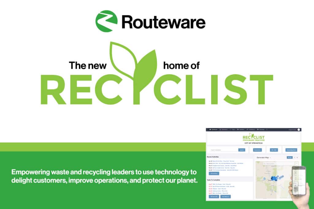 Recyclist Acquired by Routeware