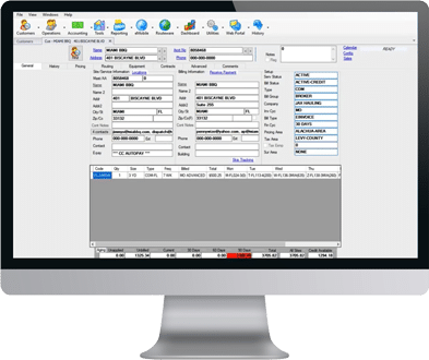 Customer Management Software Screenshot