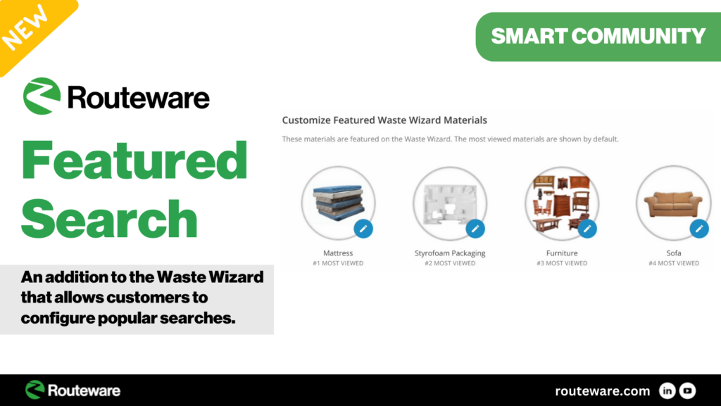 NEW Waste Wizard Update: Featured Search