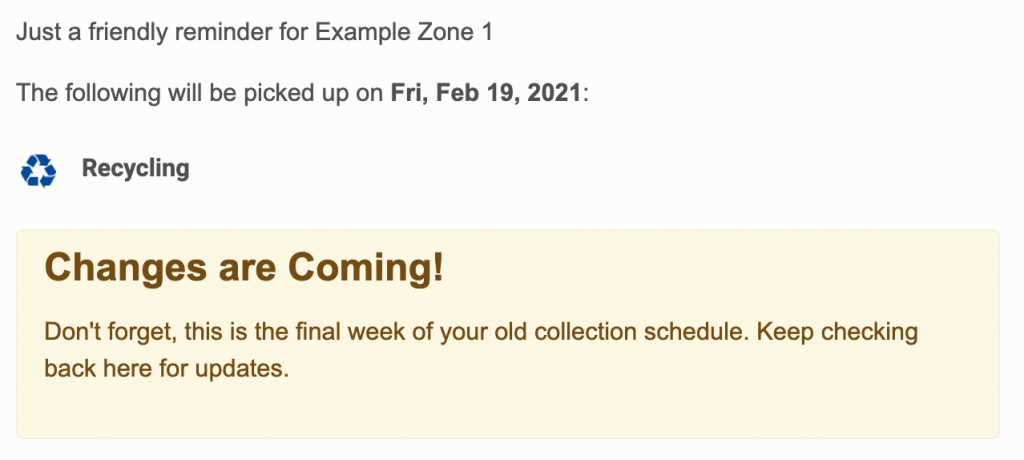 Reminders