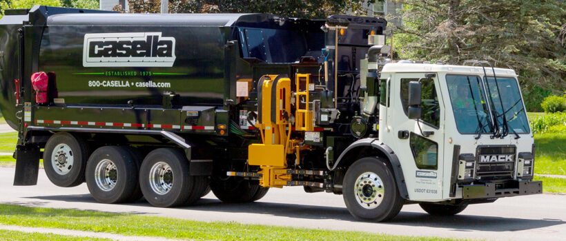 Casella Waste Systems 2 Photo of a Casella Waste Garbage Truck