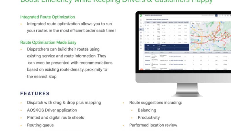 Routeware Elements Dispatch FactSheet