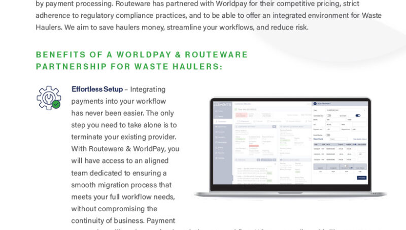 Routeware Payments FactSheet