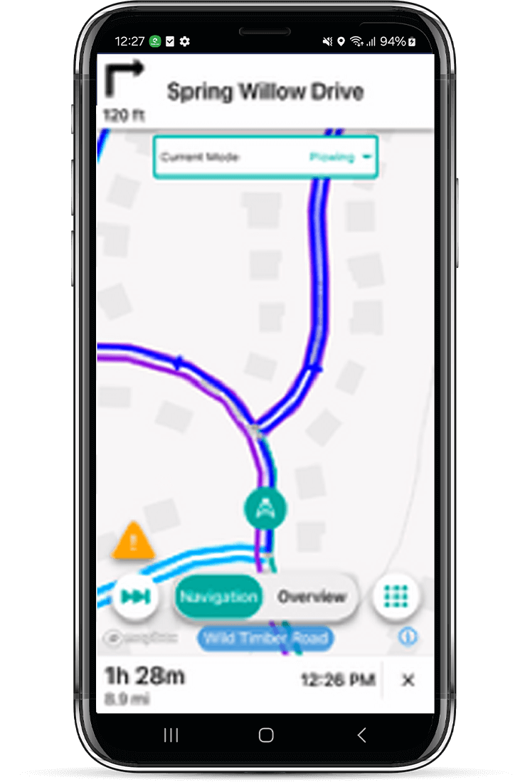 Routeware SmartCity for Street Cleaning Operations In-Cab Tools