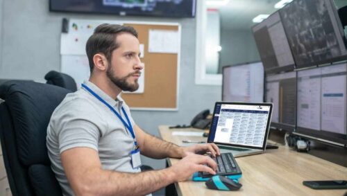 Fleet trucks being tracked and dispatched using modern waste fleet dispatch tools and solid waste dispatch systems.