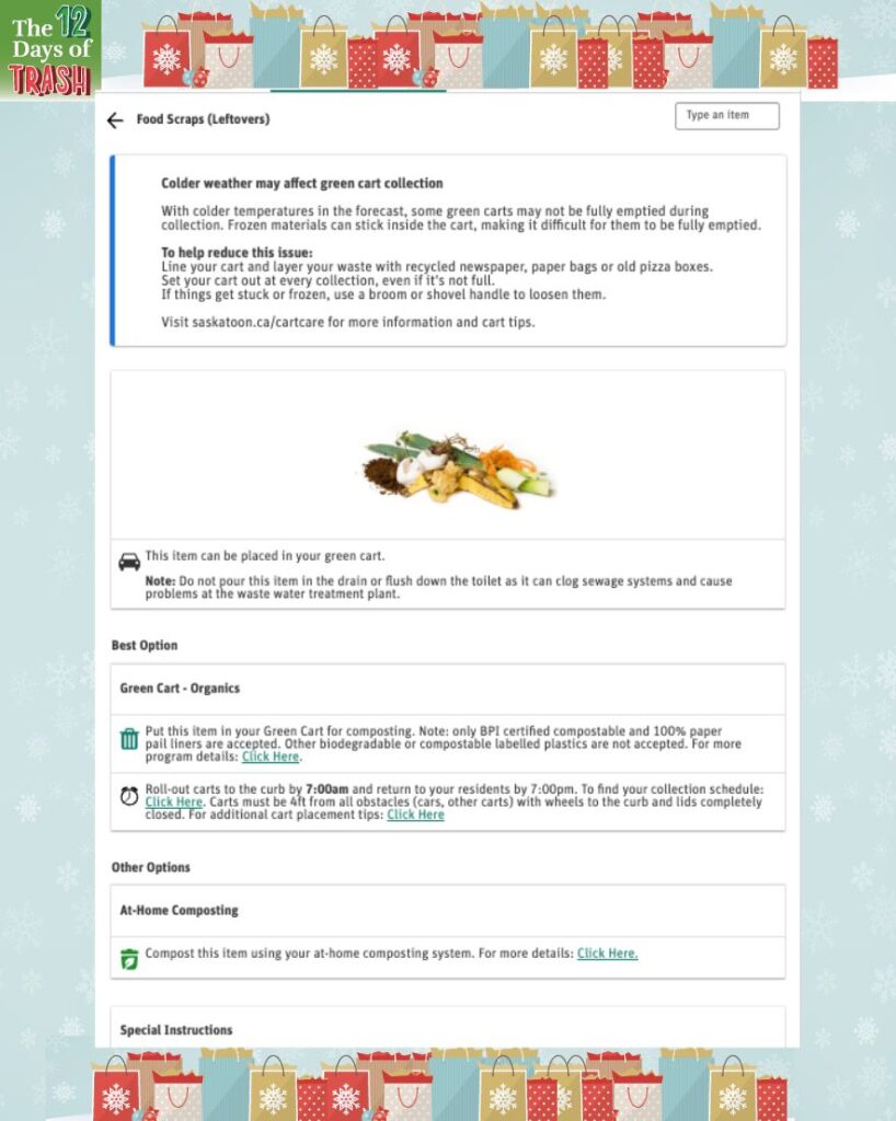 food waste disposal guide