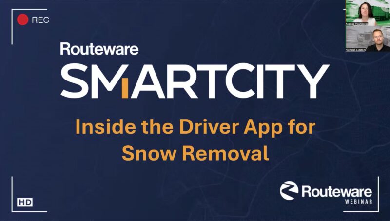 SmartCity: Inside the Driver App for Snow Removal