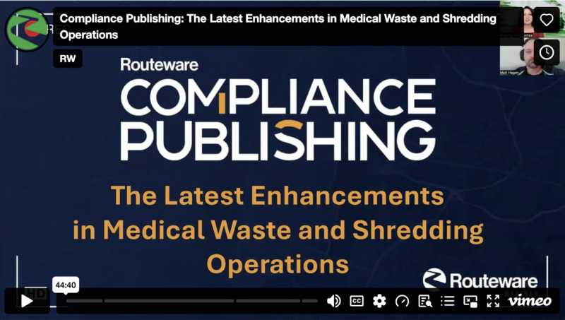 Compliance Publishing: The Latest Enhancements in Medical Waste and Shredding Operations